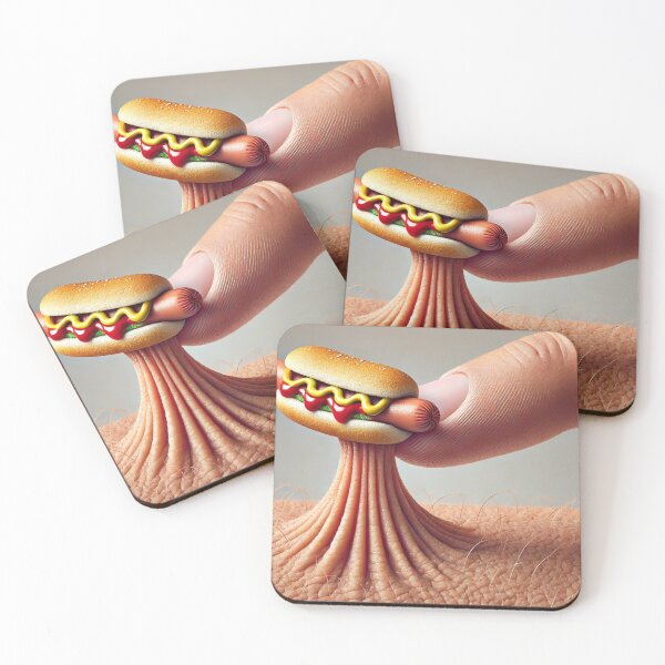 Item preview, Hot Dog Skin Tag designed and sold by iMIGHTwearTHAT.