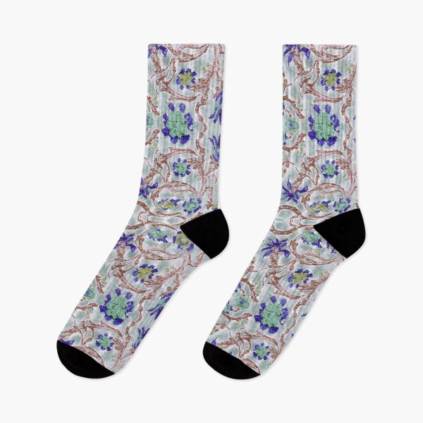 Item preview, floral pastel bohemian vibe designed and sold by Alessandro Remo Mazzoni Remotextiles.