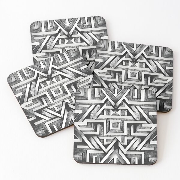 Item preview, Pattern In Greyscale designed and sold by NeoRarities.