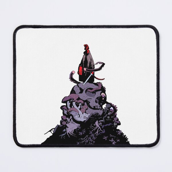Item preview, Hellboy on a Giant Skull-Weird Tales designed and sold by woodycompton.