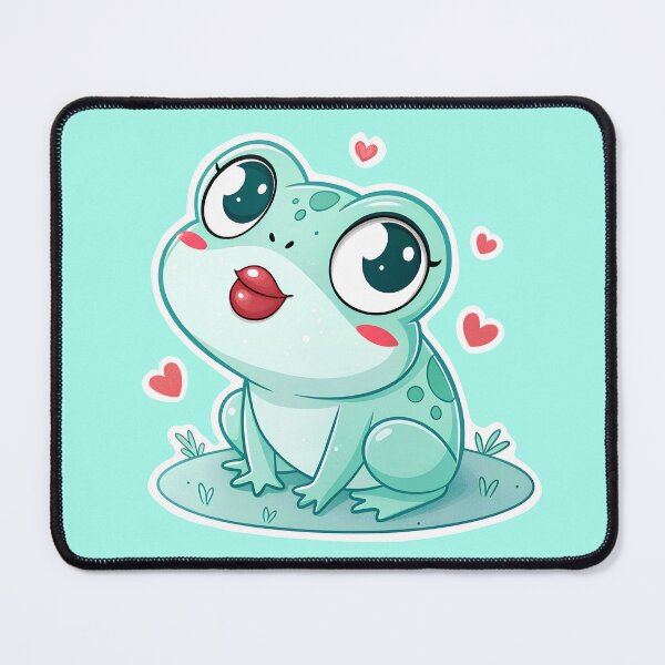 Item preview, Chibi frog kiss designed and sold by AhArtMe.