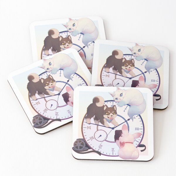 Item preview, Clock Buddies designed and sold by Tea Cat Arts.
