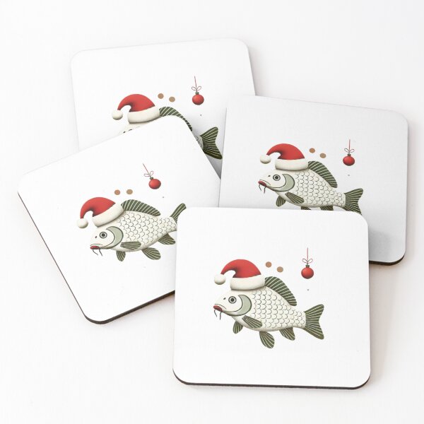 Item preview, Czech Christmas carp and bauble designed and sold by Blink Art Studio.