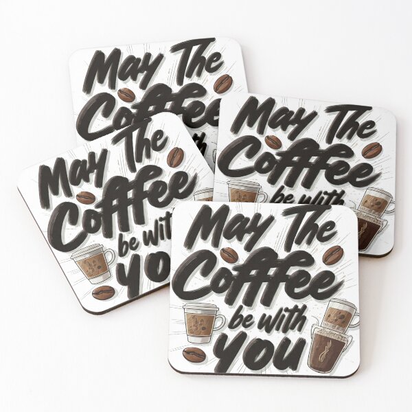 Item preview, May the coffee be with you designed and sold by Guryl Michal Designs.