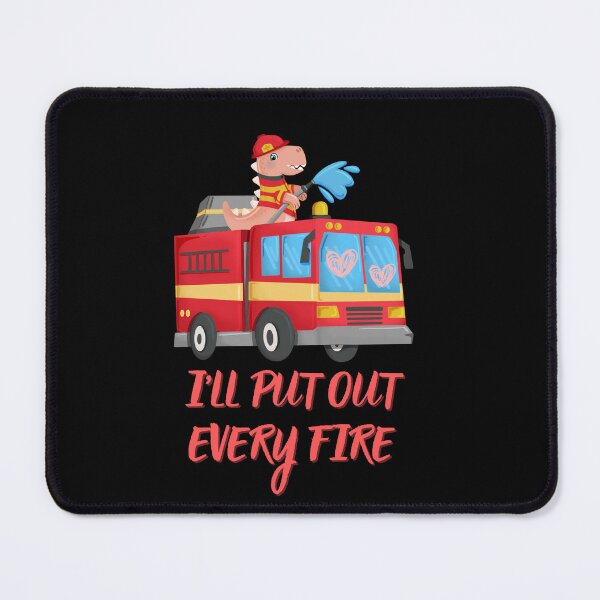 Item preview, FireSaurus I'll put out every fire, best gift for the little ones who love dinosaurs and firefighting designed and sold by FelkMariShop.