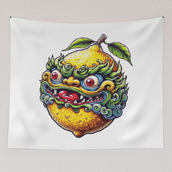 Item preview, Behelitmoon: Lemon Yokai Possessed by Tsukumogami designed and sold by Yokai-Infinity.