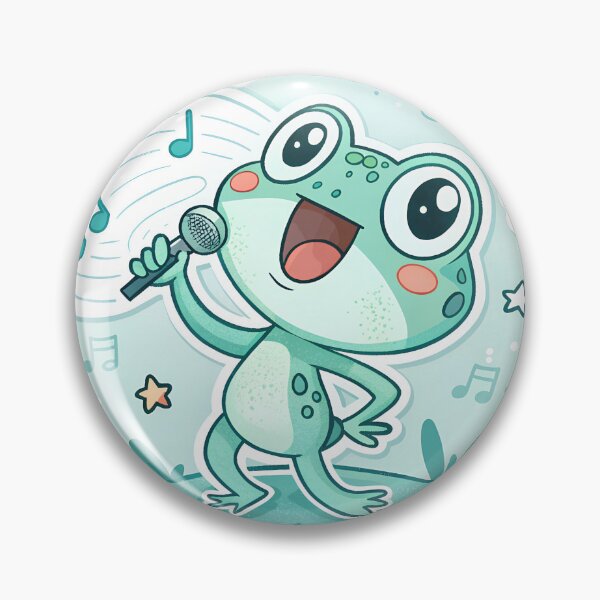 Item preview, Chibi frog music designed and sold by AhArtMe.