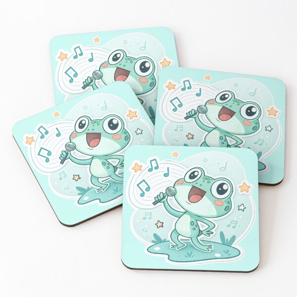 Item preview, Chibi frog music designed and sold by AhArtMe.