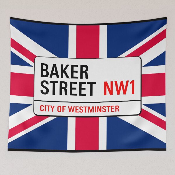 Item preview, Classic London Baker Street Road Sign V1d designed and sold by RetrospectUK.
