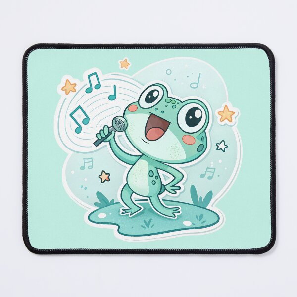 Item preview, Chibi frog music designed and sold by AhArtMe.