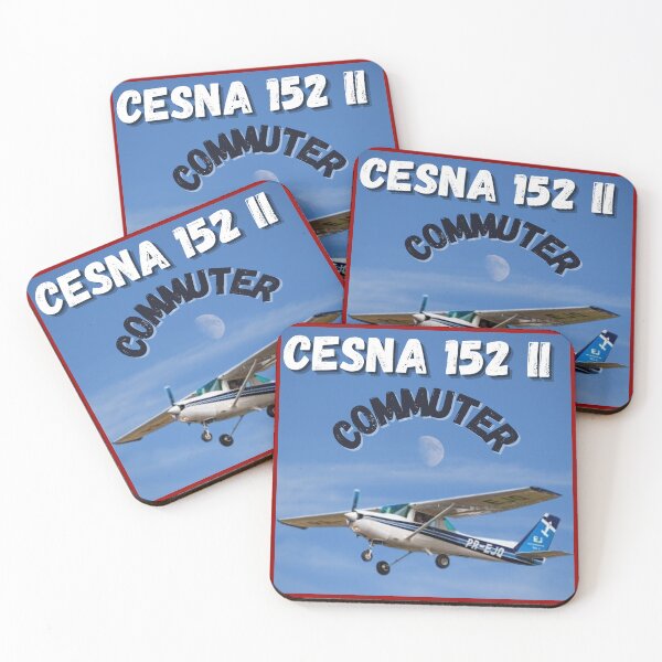 Item preview, "Cessna 152 II Aircraft Design - Vintage Pilot Trainer Plane Art" designed and sold by Mrpalaad.