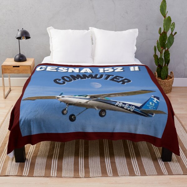 Item preview, "Cessna 152 II Aircraft Design - Vintage Pilot Trainer Plane Art" designed and sold by Mrpalaad.