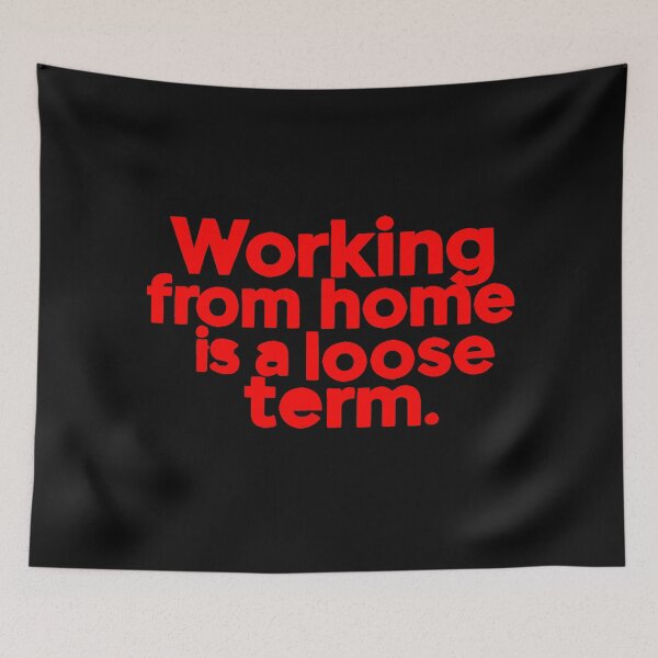 Item preview, Working from home logo designed and sold by DesignAFind.