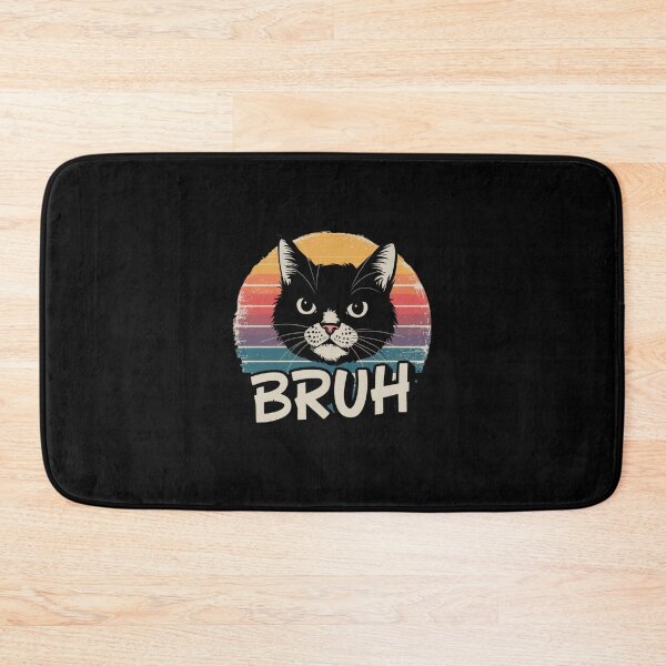 Item preview, Funny Bruh Cat Meme designed and sold by Mateusz Majcherek.
