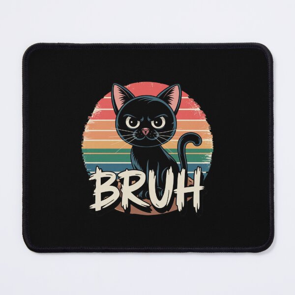 Item preview, Funny Bruh Cat Meme designed and sold by Mateusz Majcherek.