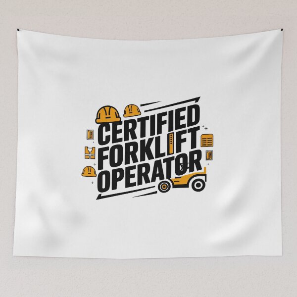 Item preview, Certified forklift operator designed and sold by Mateusz Majcherek.