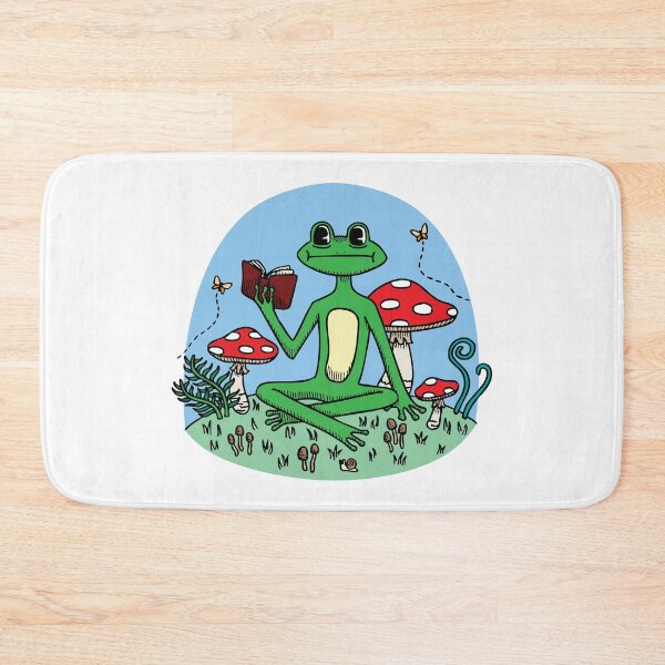 Item preview, Studious Frog Chillin in Mushrooms designed and sold by JRCastellano.