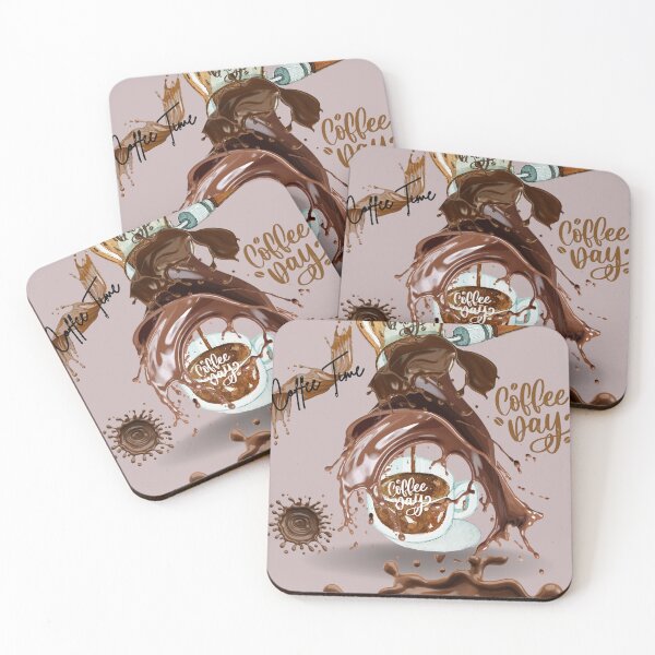 Item preview, Chocolate Coffee Fans designed and sold by Graphicink24.