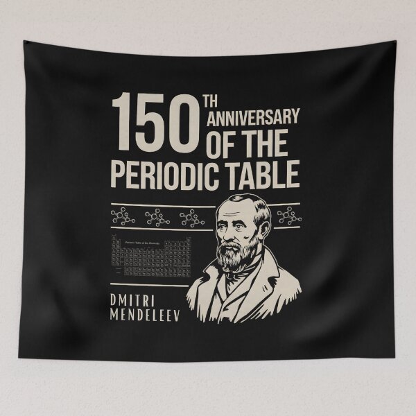 Item preview, 150 th Anniversary Of The Periodic Table Dmitri Mendeleev designed and sold by OskarArts.