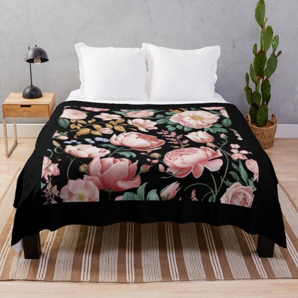Item preview, elegant floral pink and gold designed and sold by Mateusz Majcherek.
