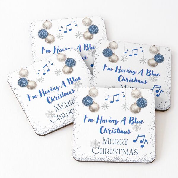 Item preview, I'm Having A Blue Christmas designed and sold by BrightrDayMusicArt.
