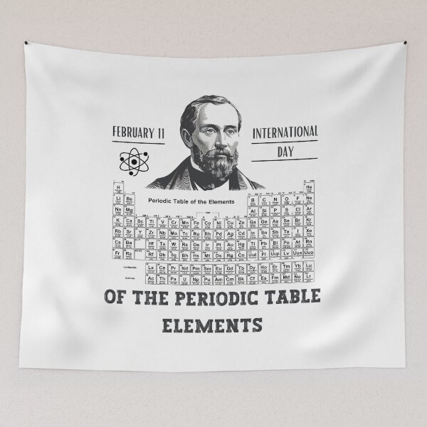 Item preview, International Day Of The Periodic Table On February 11 designed and sold by OskarArts.