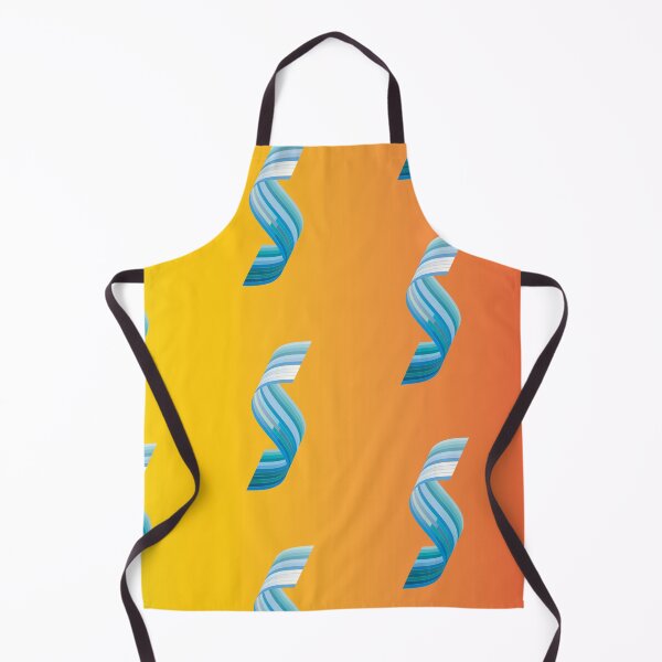 Item preview, gradient s shape blue water colour designed and sold by handmadehipsters.
