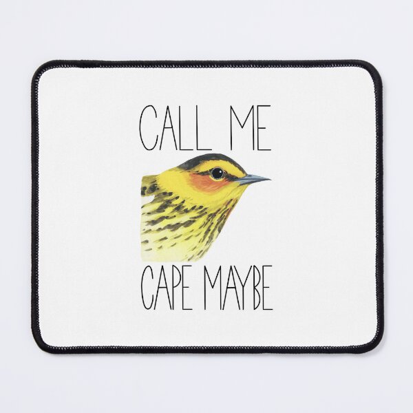 Item preview, Call Me Cape Maybe (Cape May Warbler) designed and sold by LauraWolfArtist.