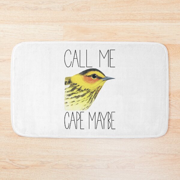 Item preview, Call Me Cape Maybe (Cape May Warbler) designed and sold by LauraWolfArtist.