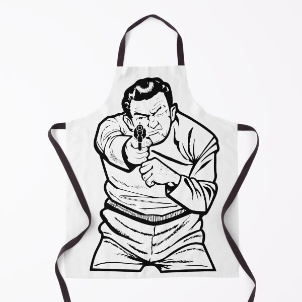Item preview, bad guy vintage shooting range target designed and sold by goatboyjr.