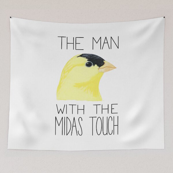 Item preview, The Man With the Goldfinch Touch designed and sold by LauraWolfArtist.