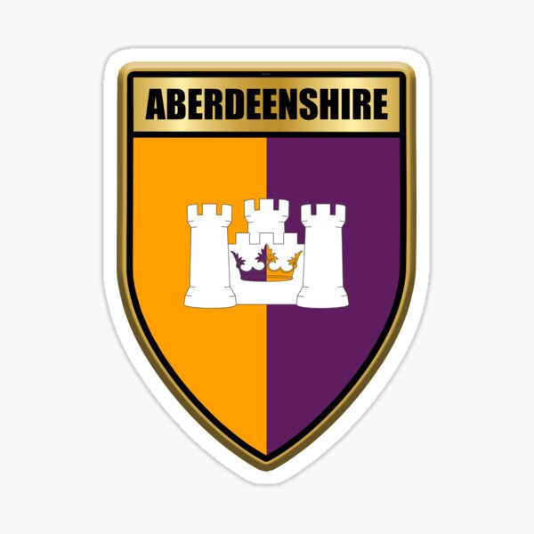 Item preview, ABERDEENSHIRE Gifts, Stickers & Products (S) designed and sold by mpodger.