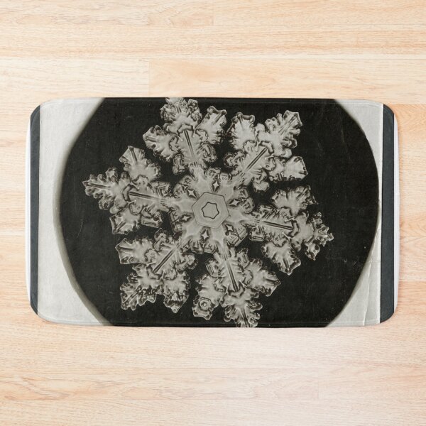 Item preview, Wilson Bentley Photomicrograph of Stellar Snowflake 01 designed and sold by ellenmueller.