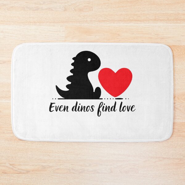 Item preview, Even dinos find love, perfect gift for enyone looking for love  designed and sold by FelkMariShop.