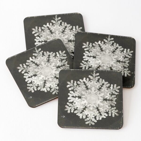 Item preview, Wilson Bentley Photomicrograph of Stellar Snowflake 02 designed and sold by ellenmueller.