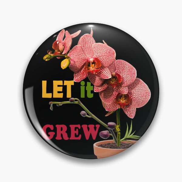 Item preview, Let It Grew Orange Orchid Plant Lover designed and sold by printstars.