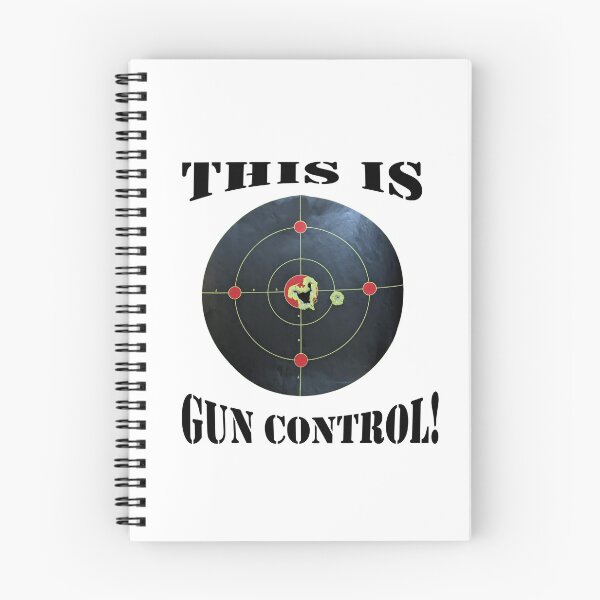 Item preview, This is Gun Control with Heart-shaped grouping designed and sold by DeeDeee1970.