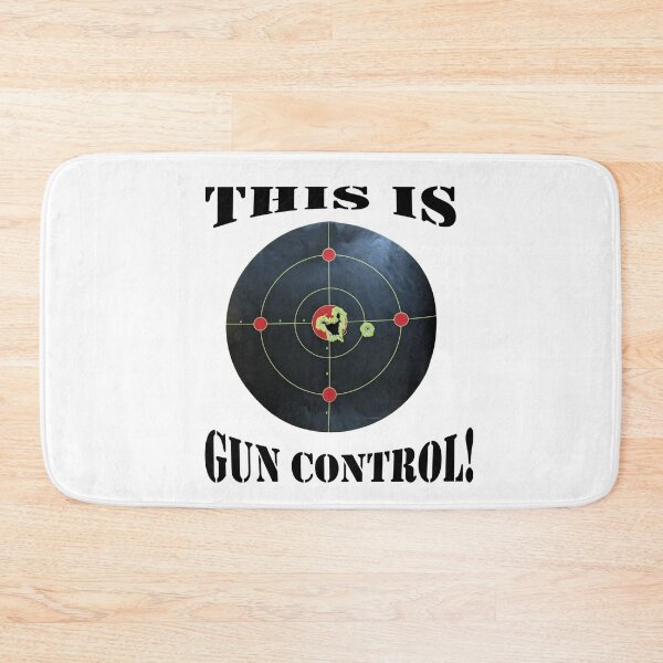 Item preview, This is Gun Control with Heart-shaped grouping designed and sold by DeeDeee1970.