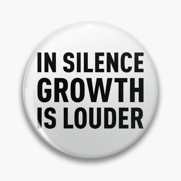 Item preview, In Silence Growth Is Louder | Anime Design designed and sold by FilipeFerreira.