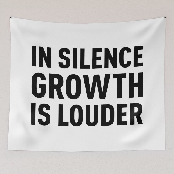 Item preview, In Silence Growth Is Louder | Anime Design designed and sold by FilipeFerreira.