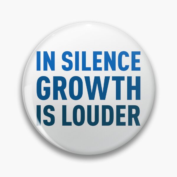 Item preview, In Silence Growth Is Louder | Anime Design (Blue) designed and sold by FilipeFerreira.