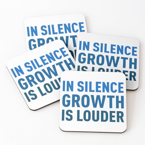 Item preview, In Silence Growth Is Louder | Anime Design (Blue) designed and sold by FilipeFerreira.