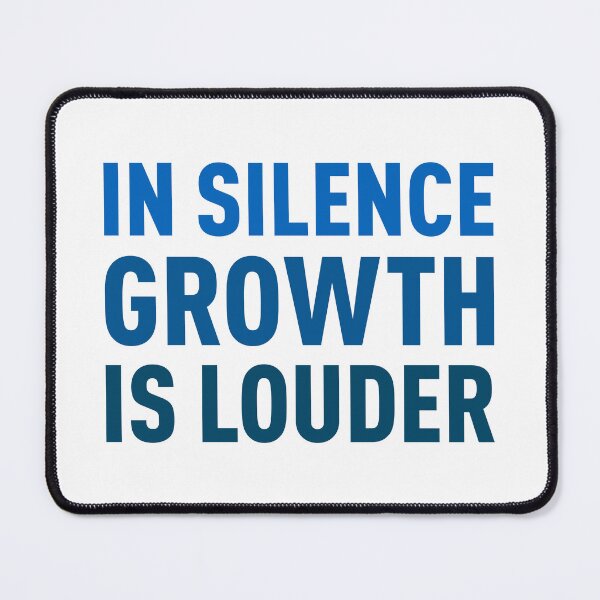 Item preview, In Silence Growth Is Louder | Anime Design (Blue) designed and sold by FilipeFerreira.