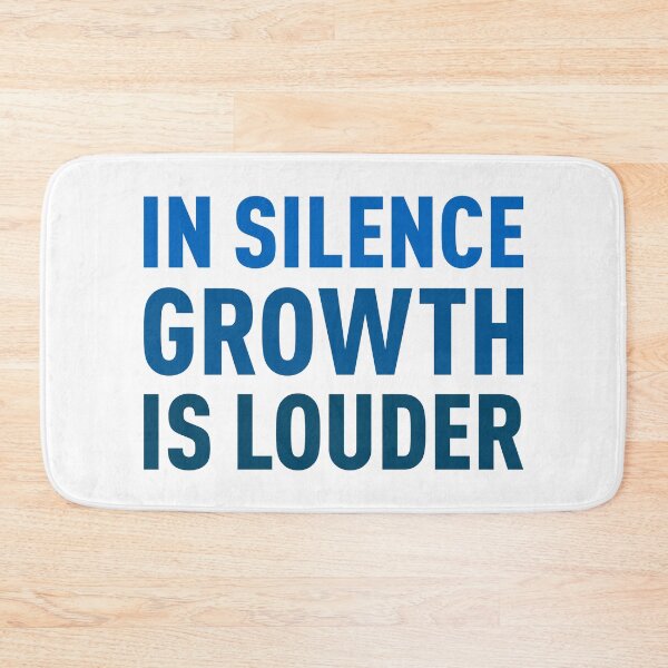 Item preview, In Silence Growth Is Louder | Anime Design (Blue) designed and sold by FilipeFerreira.