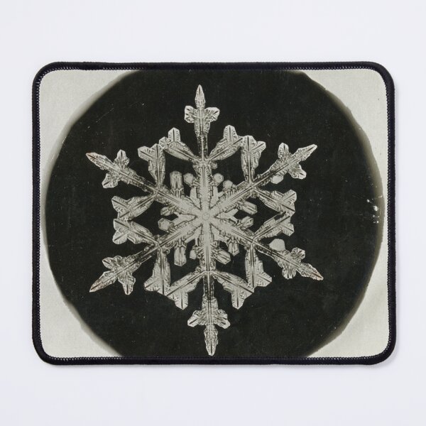 Item preview, Wilson Bentley Photomicrograph of Stellar Snowflake 03 designed and sold by ellenmueller.