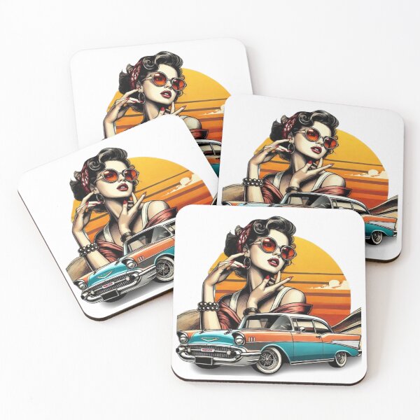 Item preview, “Retro Glamour: Charm and Audacity of Pin-Ups” designed and sold by CHRIST5000.