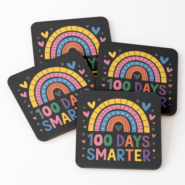 Item preview, 100 Days Smarter Colorful Rainbow Design - Cute School Celebration designed and sold by Inspire-DuDe.