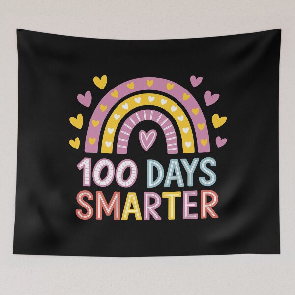 Item preview, 100 Days Smarter Colorful Rainbow Design - Cute School Celebration designed and sold by Inspire-DuDe.
