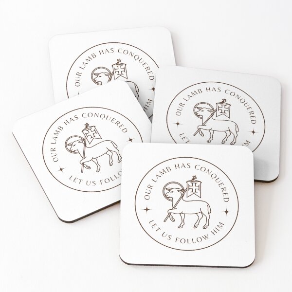 Item preview, Moravian OUR LAMB HAS CONQUERED LET US FOLLOW HIM  designed and sold by Martinka14.