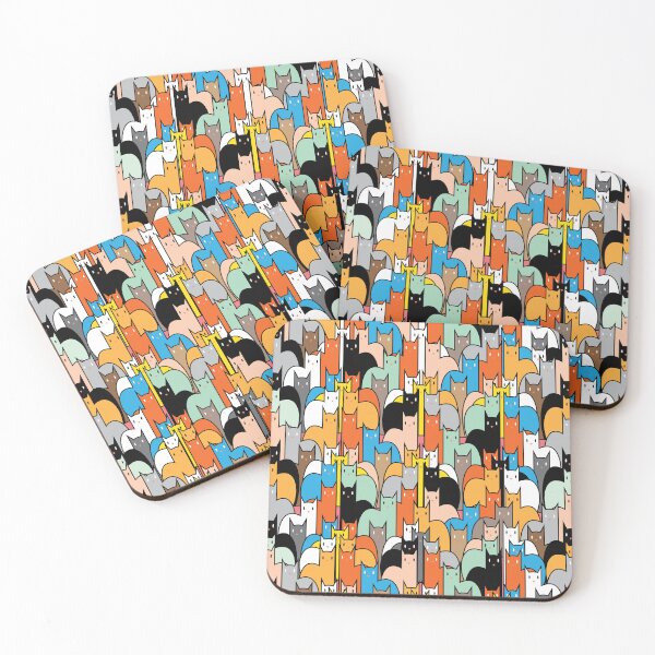 Item preview, A Pattern of Cats designed and sold by Eldey Originals.